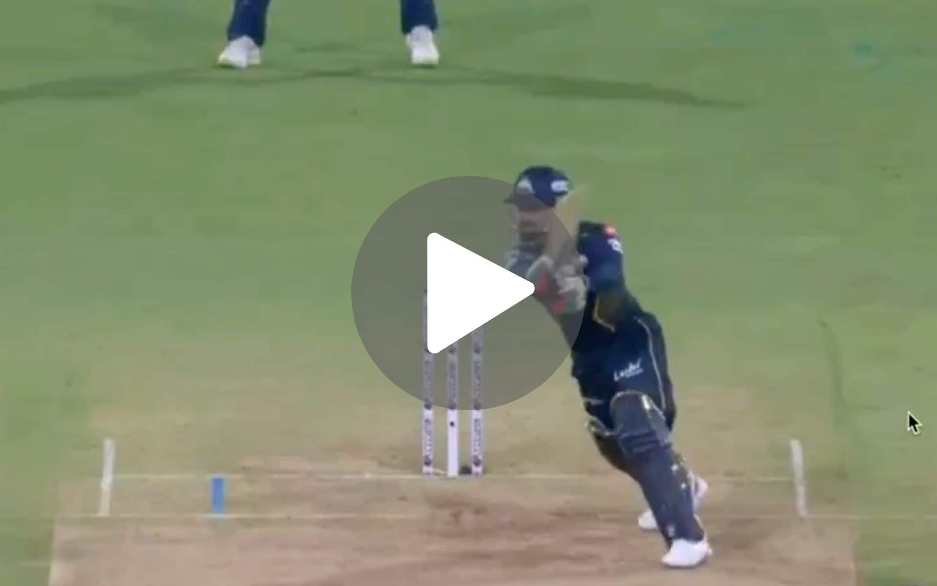 [Watch] Rashid Khan's Reckless Shot Against Yash Thakur Puts GT In Big Hole At Lucknow